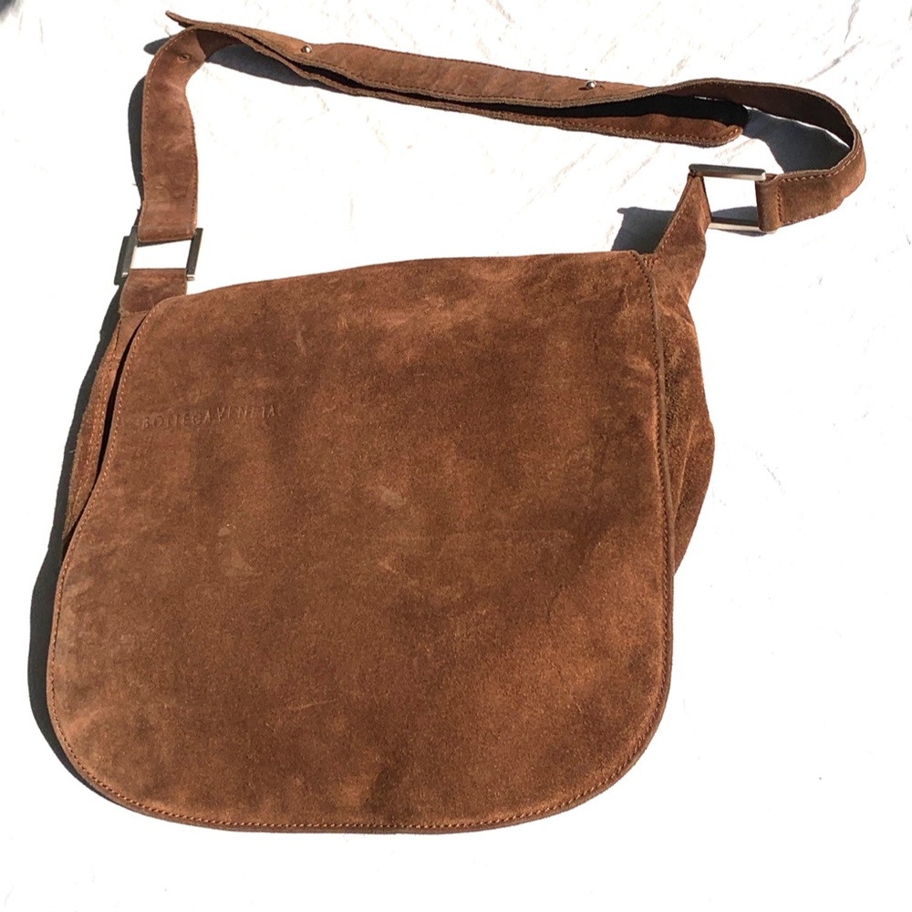 Vintage Brown Suede Bottega Veneta Bag